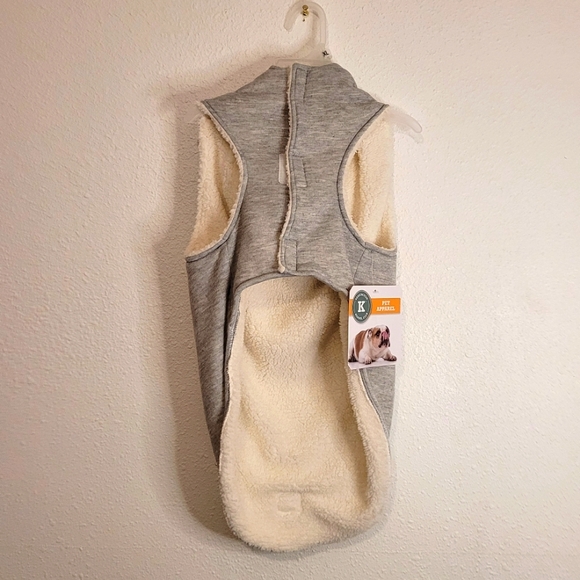 NEW Kensington Kennel Club Pet Faux Fur Coat Apparel Sz XL FIT UP TO 55 LBS Grey - Picture 6 of 14